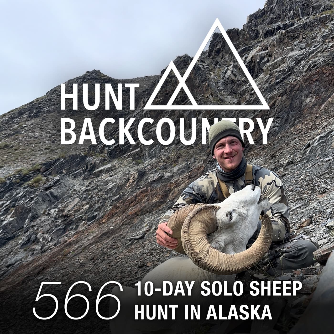 566 | 10-Day Solo Sheep Hunt in Alaska - The Hunt Backcountry Podcast cover