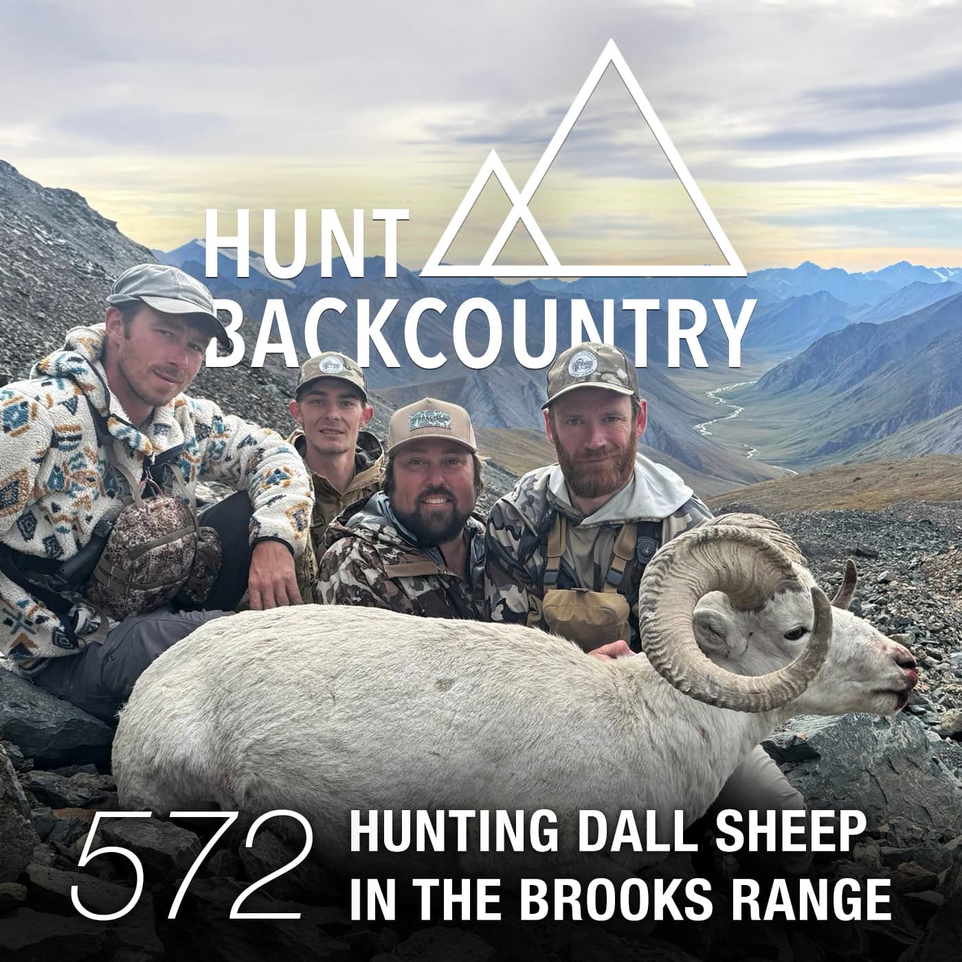 572 | Hunting Dall Sheep in Alaska's Brooks Range - The Hunt Backcountry Podcast cover