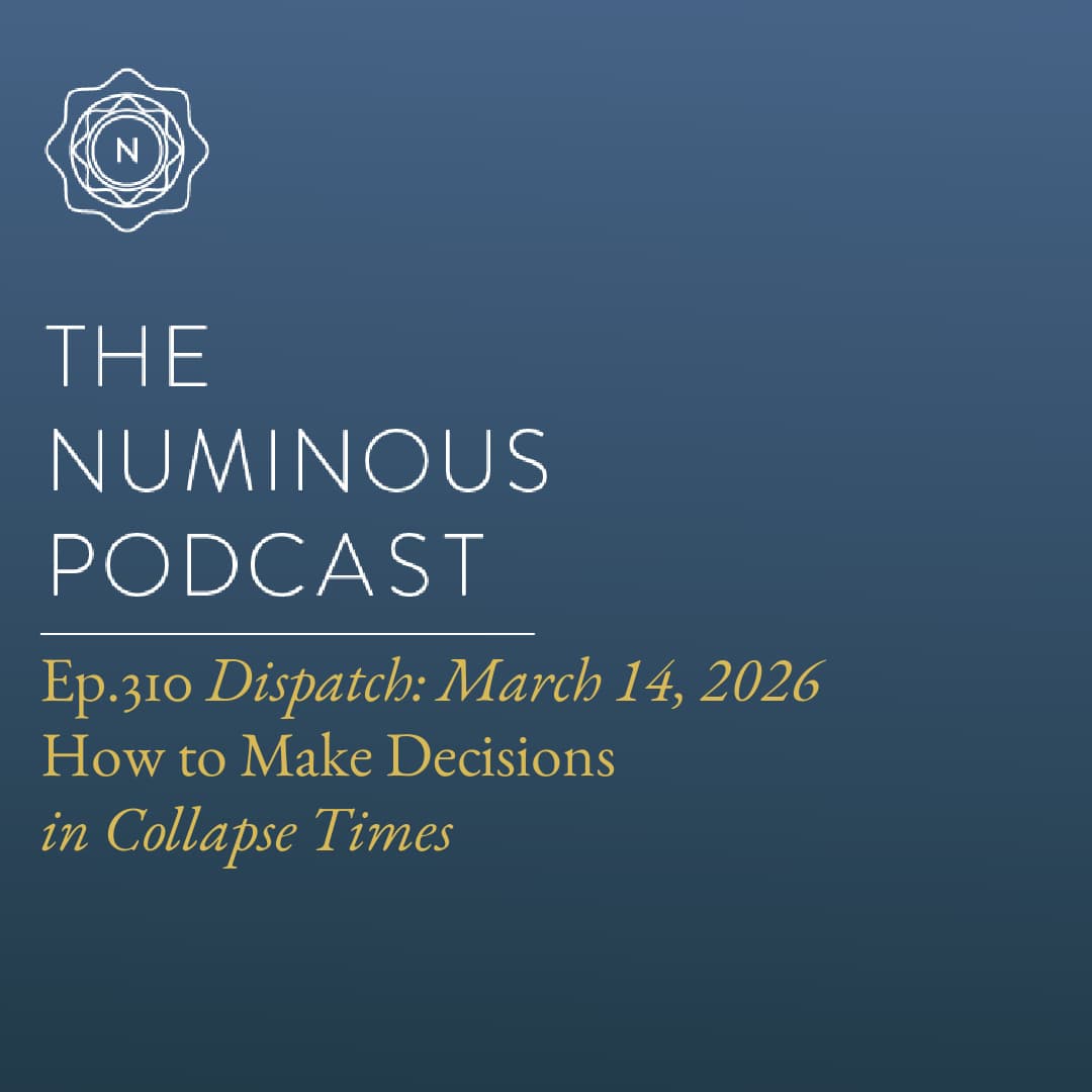 TNP310 {Dispatch: March 14, 2026} How to Make Decisions in Collapse Times - The Numinous Podcast cover