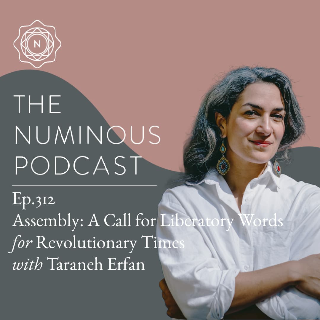 TNP312: Assembly: A Call for Liberatory Words for Revolutionary Times with Taraneh Erfan — The Numinous Podcast cover