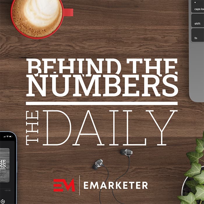 The Daily: Very Specific, but Highly Unlikely Predictions 2025, Part 2—Meta’s Live Shopping Sequel, Party City’s Fate, and Disney’s Pivot | Dec 17, 2024 - Behind the Numbers: an EMARKETER Podcast cover