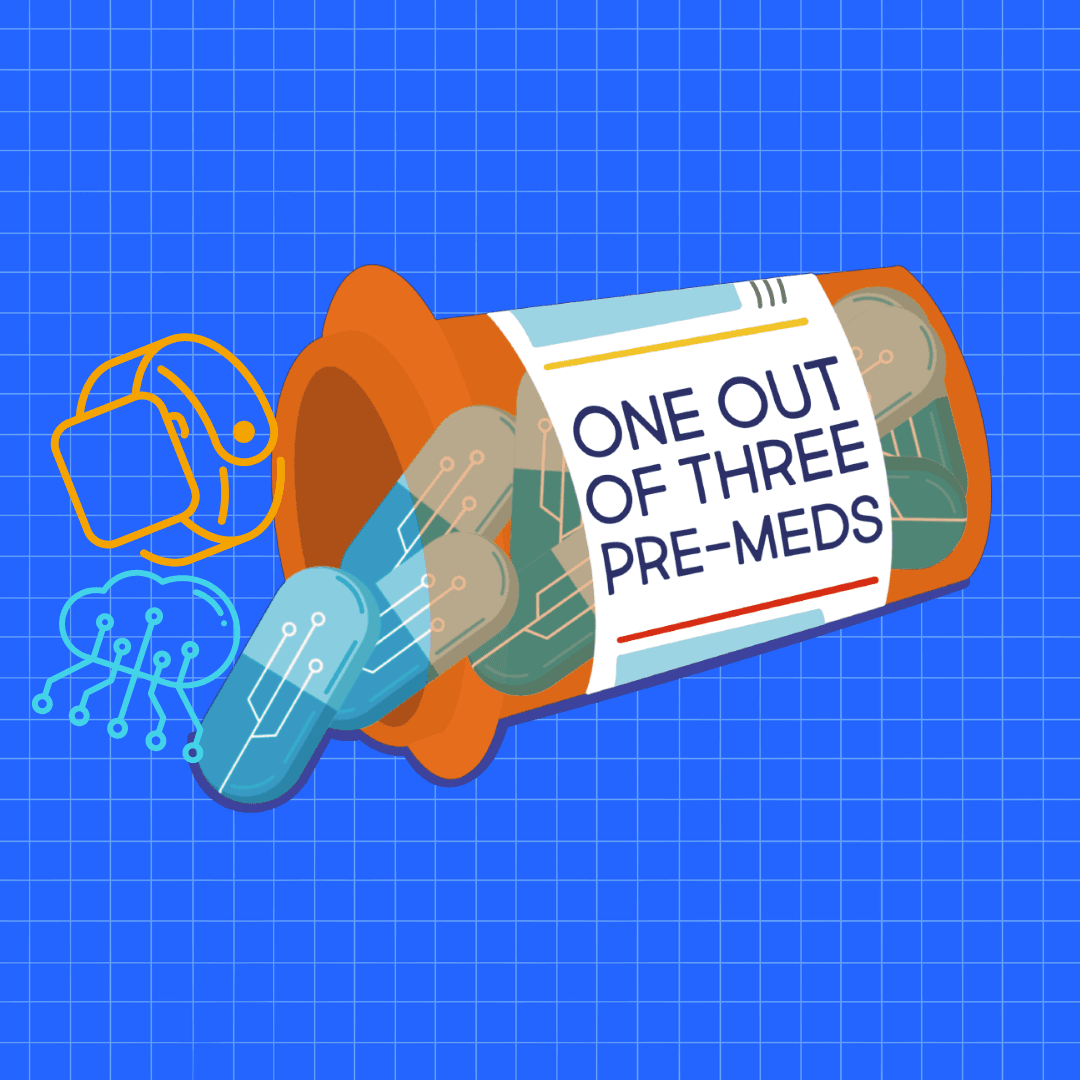 Let’s connect online? - One Out of Three Premeds cover