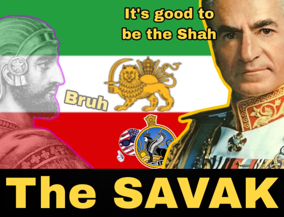 Iran's SAVAK & Mohammad Reza Shah - Secret Police cover