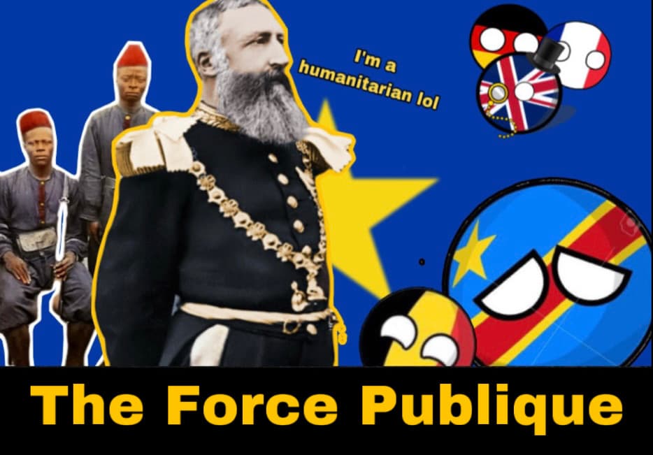 Congo's Force Publique & King Leopold II - Secret Police cover