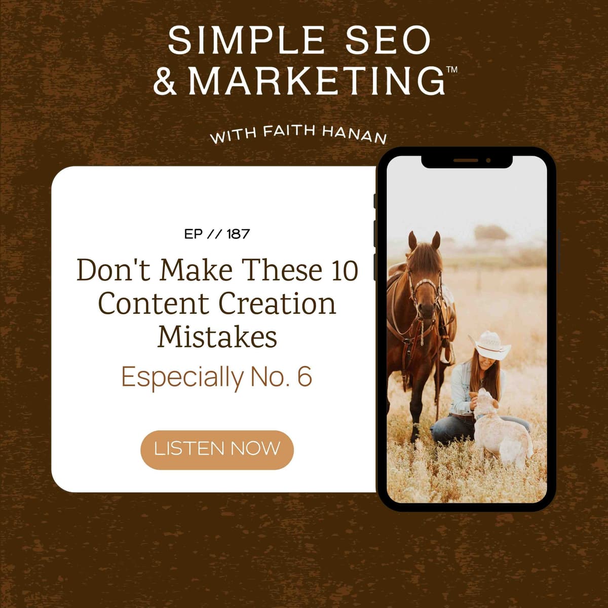 187 // Don't Make These 10 Content Creation Mistakes- Especially No 6 - Simple SEO and Marketing, Business Growth, Organic Marketing, Copywriting, Online Business, Blogging, Content Creation cover