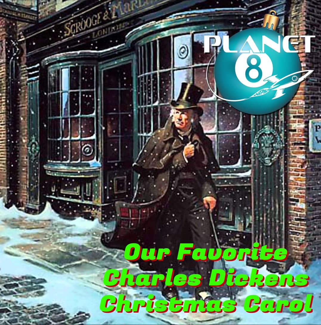 Episode 168: Our Favorite Versions of A Christmas Carol - Planet 8 Podcast cover