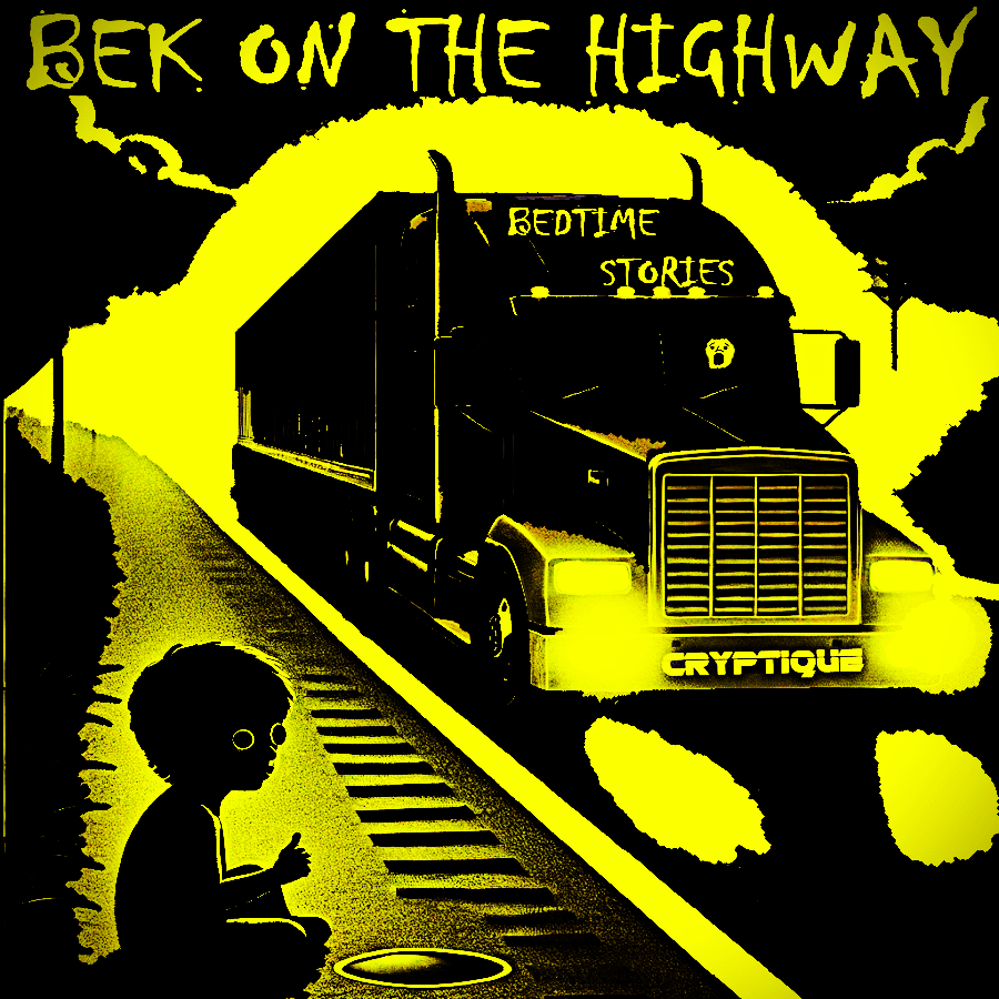 BEK ON THE HIGHWAY BEDTIME STORY - Cryptique cover