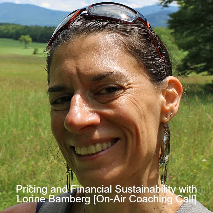 Pricing and Financial Sustainability with Lorine Bamberg [On Air Coaching Call] - Yoga Teacher Resource Podcast cover