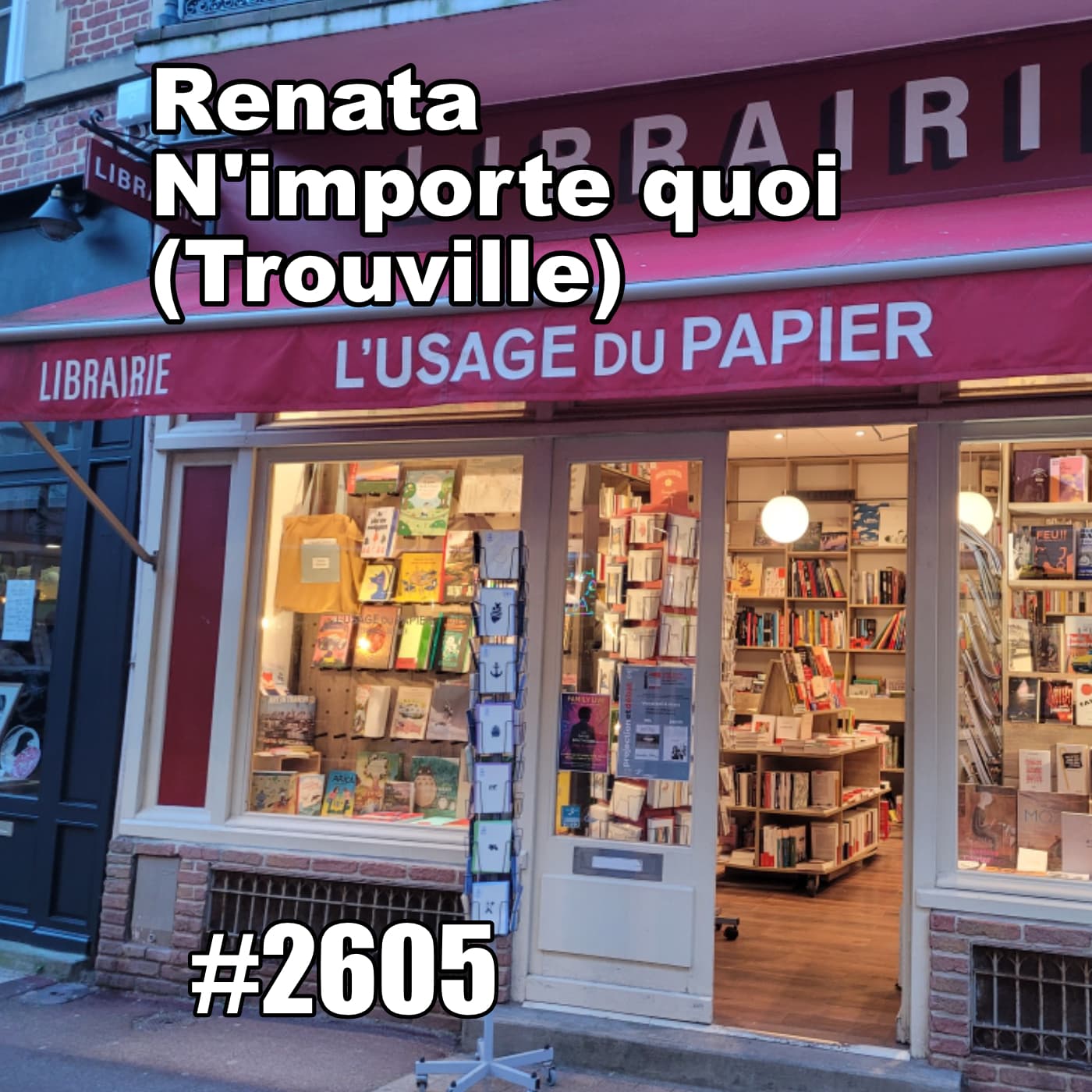 Trouville : Renata n’importe quoi (French Book Recommandation) — One Thing In A French Day | Stories from Paris in French cover