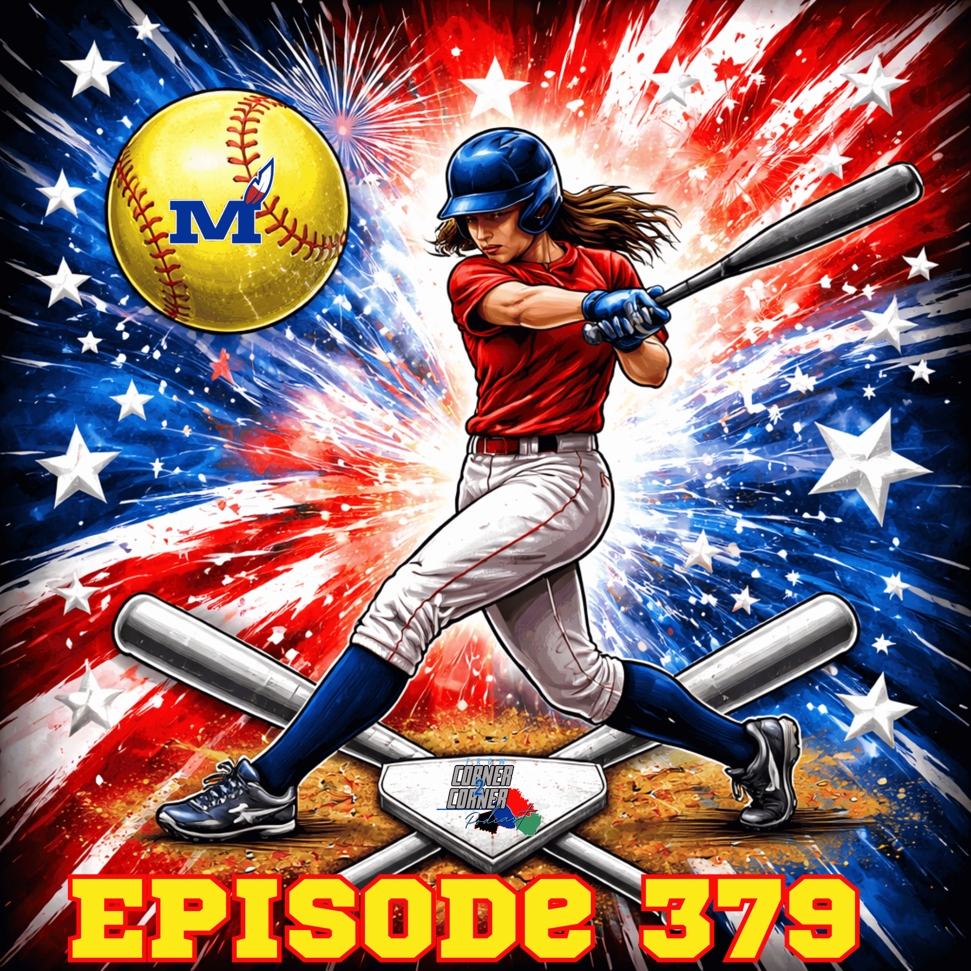 EP 379 Coaches Corner Montgomery County Softball Coach Chris Hart with Bella Baker and Kylie Maynard - From Corner2Corner Podcast cover