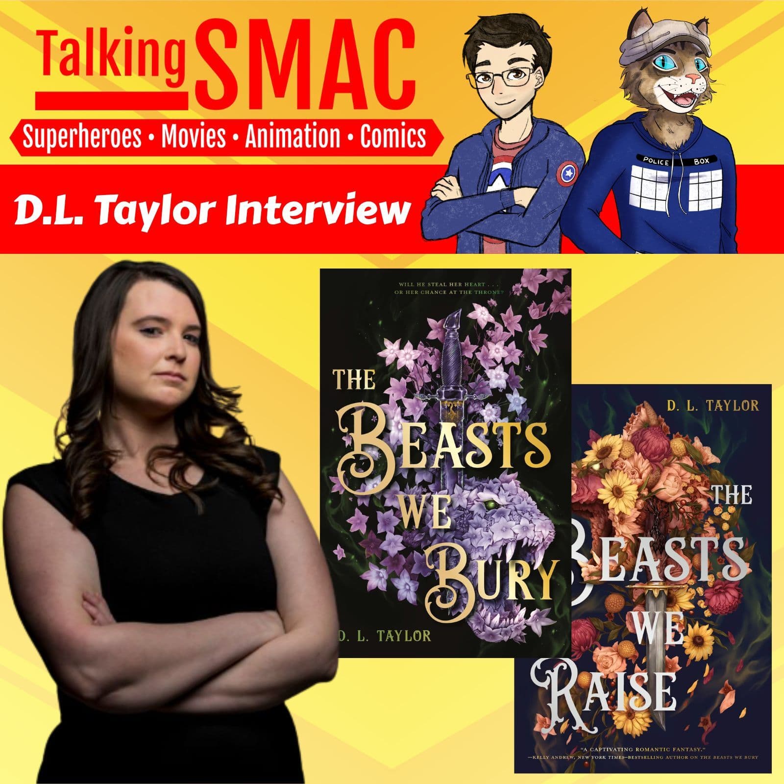 247. D.L. Taylor Interview - Talking SMAC: Superheroes, Movies, Animation & Comics cover
