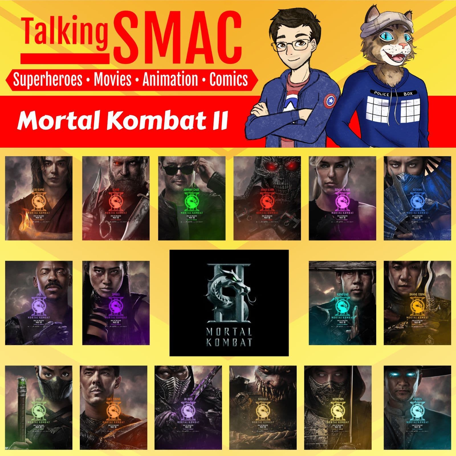 251. Mortal Kombat II — Talking SMAC: Superheroes, Movies, Animation & Comics cover
