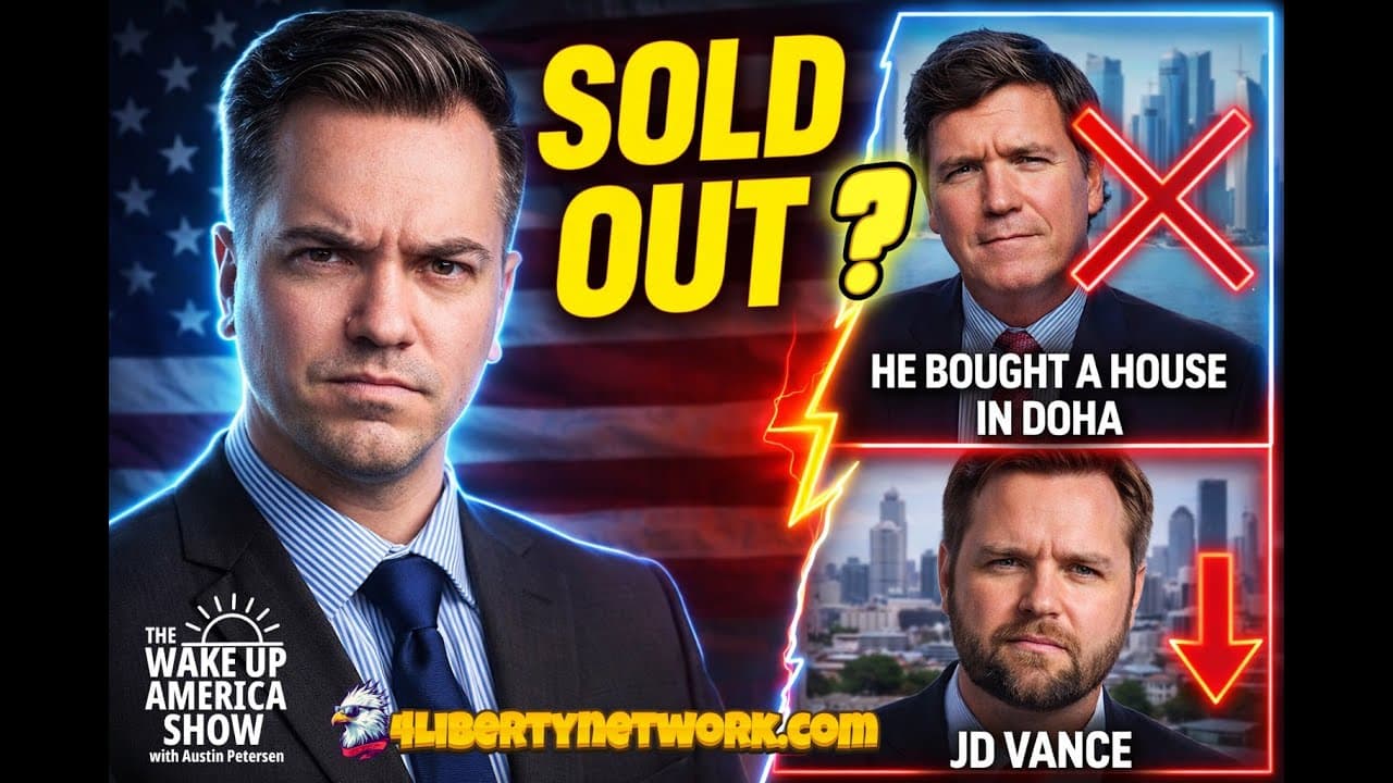 TUCKER’S SON EXITS VANCE’S OFFICE | DOES CARLSON OWN JD’S FUTURE? — The Wake Up America show with Austin Petersen cover