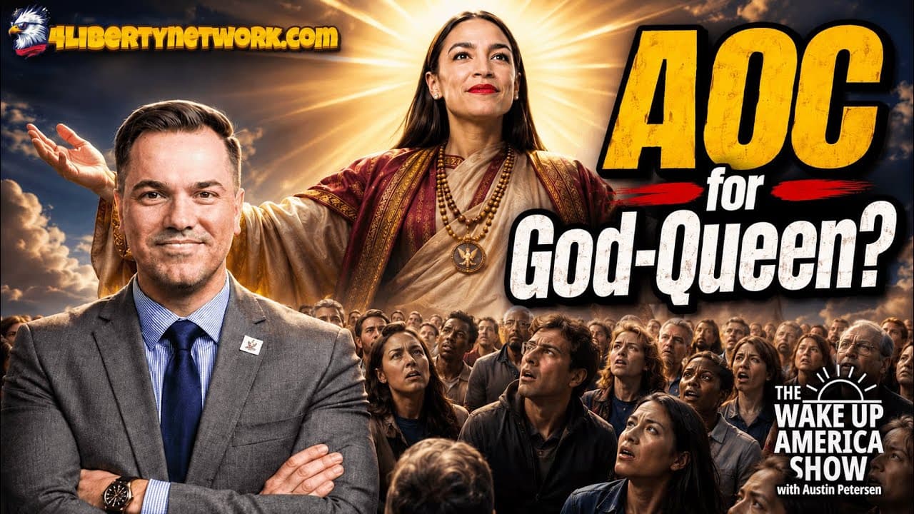 AOC Has Plans to Become a God-Queen — The Wake Up America show with Austin Petersen cover