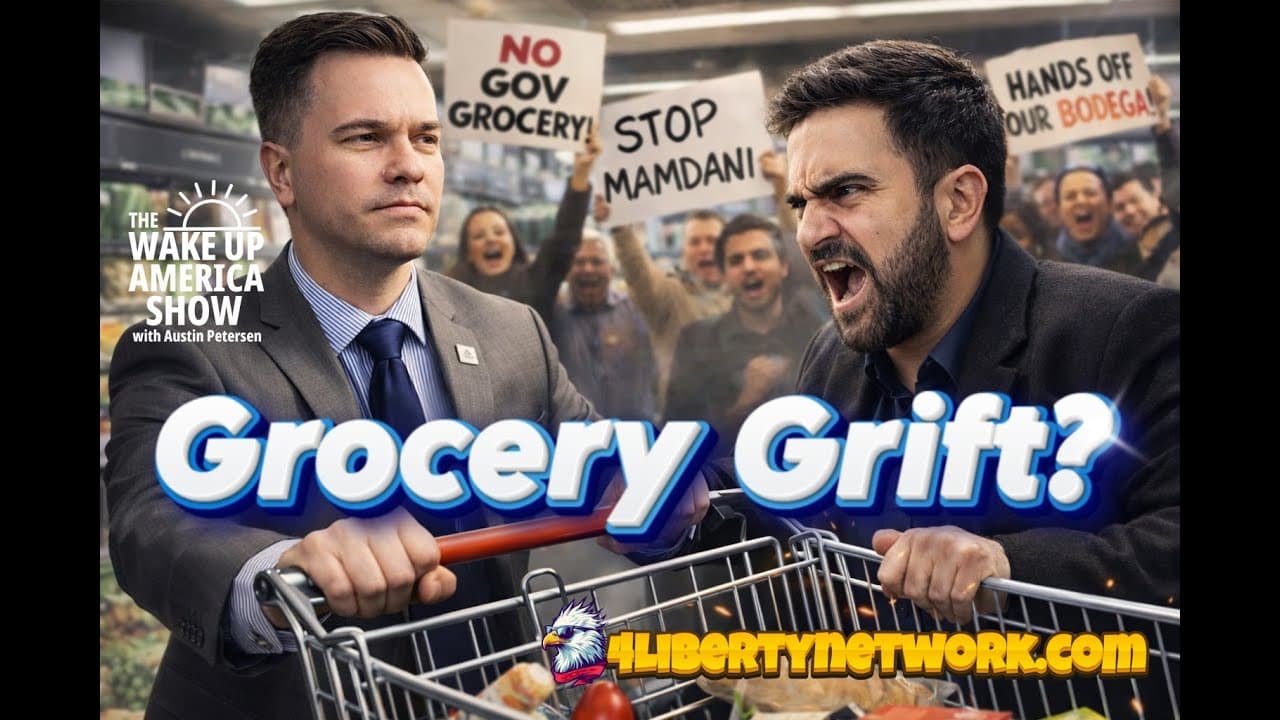 Zohran Mamdani’s Socialist Grocery Store Scheme — The Wake Up America show with Austin Petersen cover