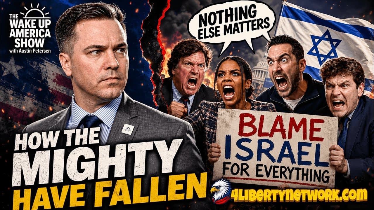 Israel Grifters: The Ultimate Leftist Psyop Debunked — The Wake Up America show with Austin Petersen cover