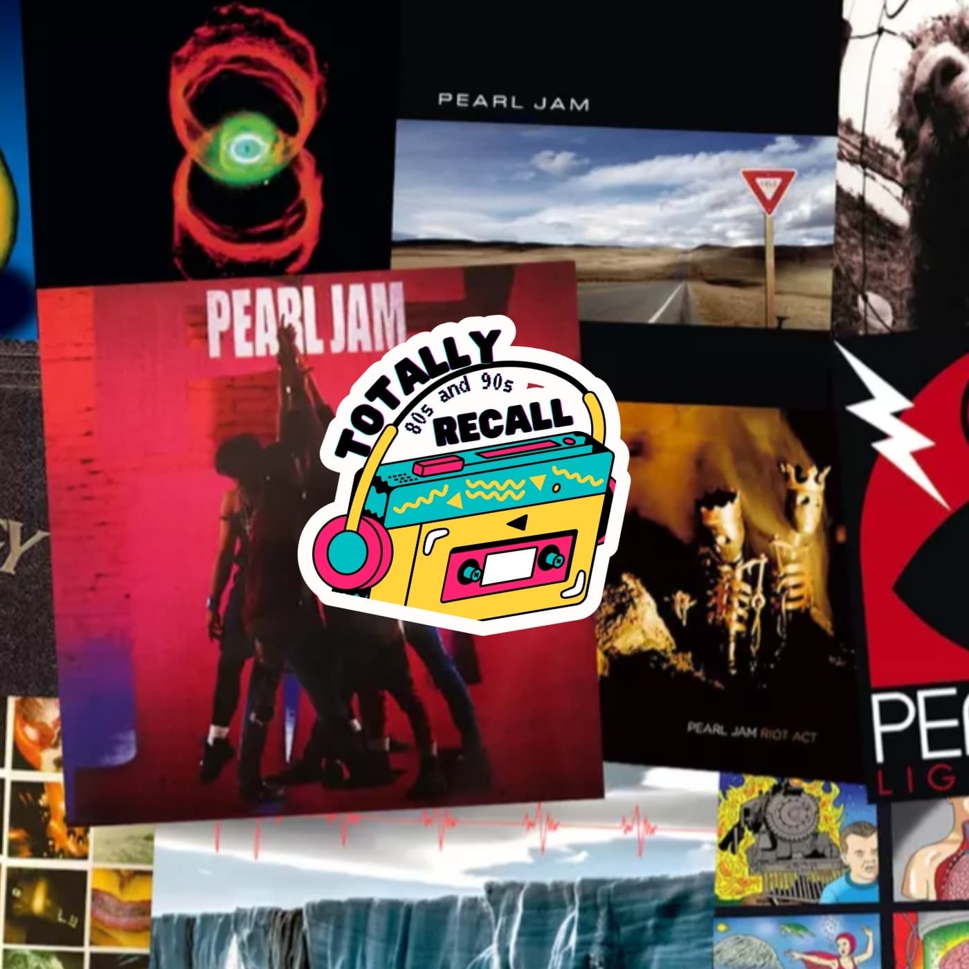 Pearl Jam - Totally 80s and 90s Recall cover