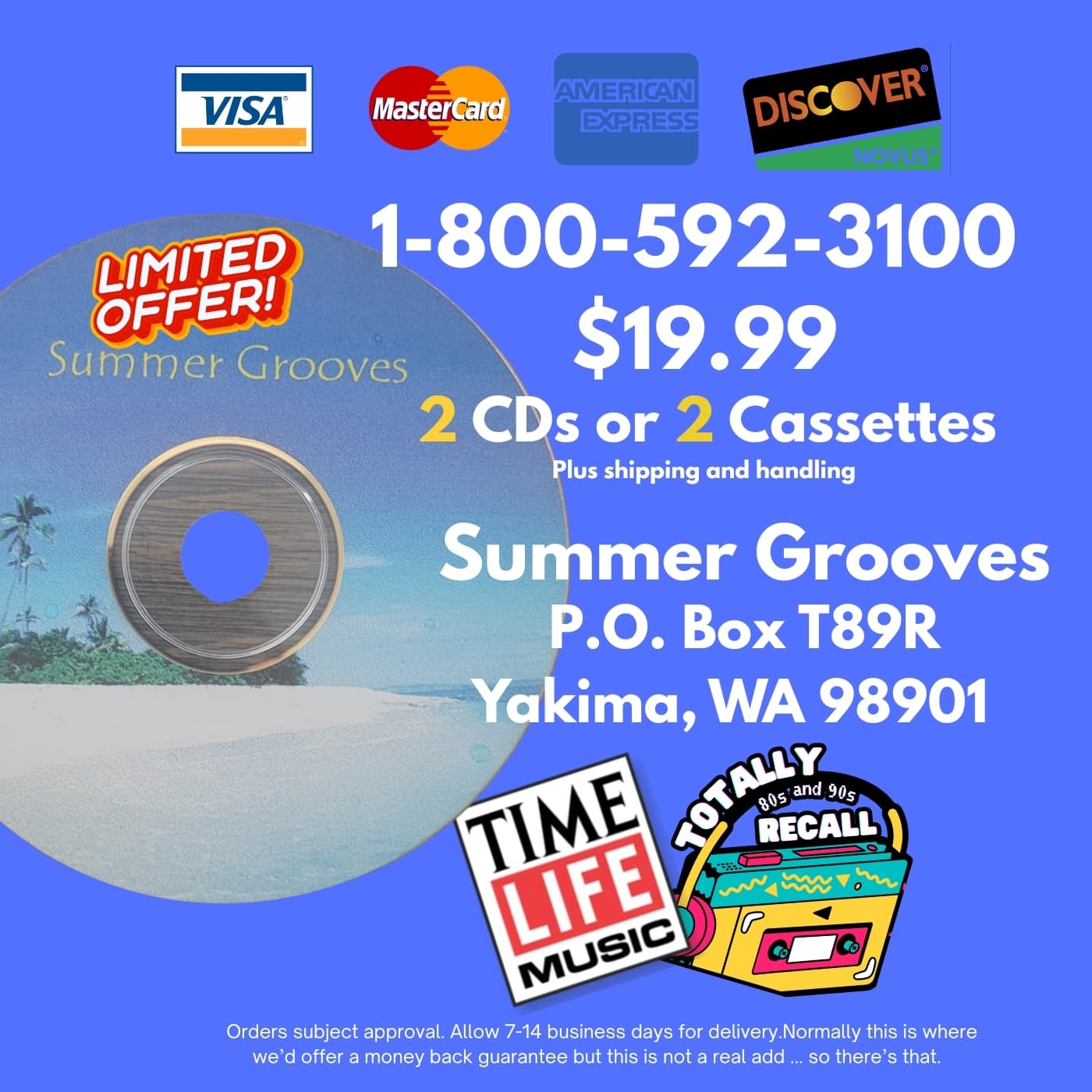 Summer Grooves (90s Burned CD) - Totally 80s and 90s Recall cover