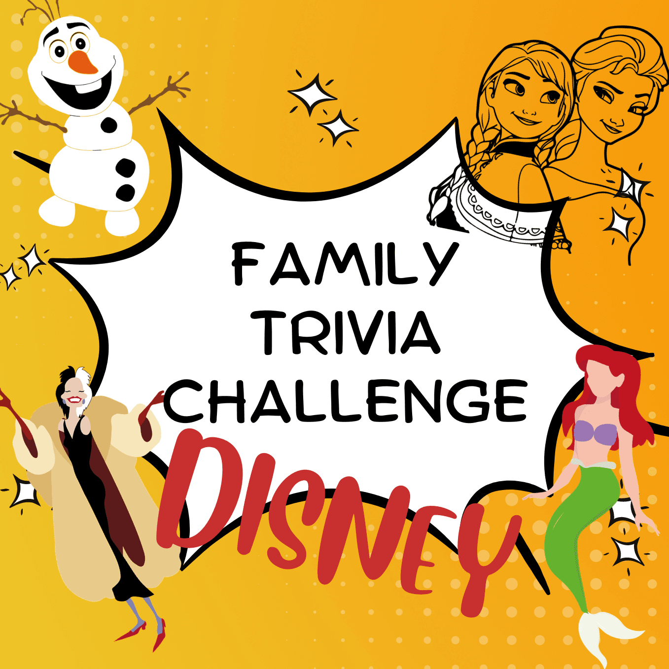 Family Trivia Challenge- Disney Trivia - Family Trivia Challenge cover