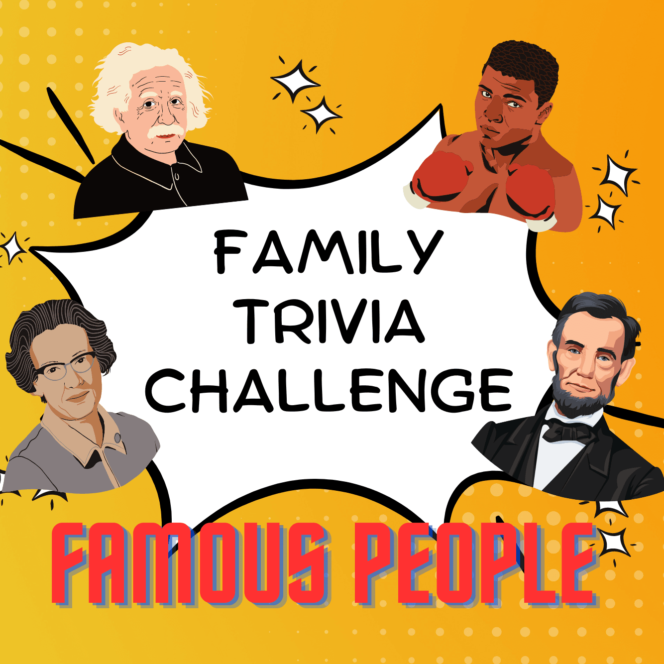 Family Trivia Challenge- Famous People - Family Trivia Challenge cover