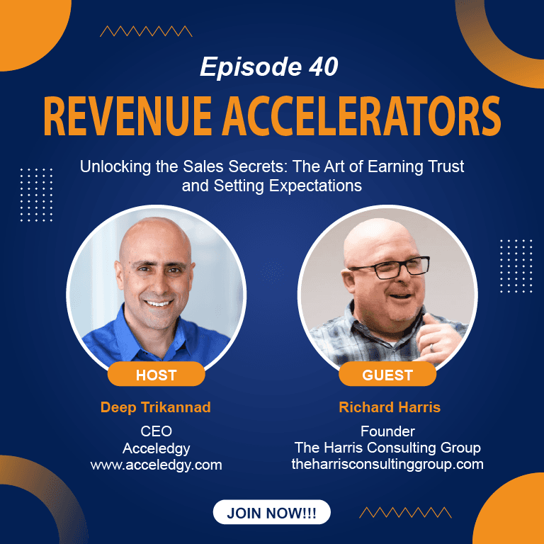 Unlocking the Sales Secrets: The Art of Earning Trust and Setting Expectations - Revenue Accelerators cover