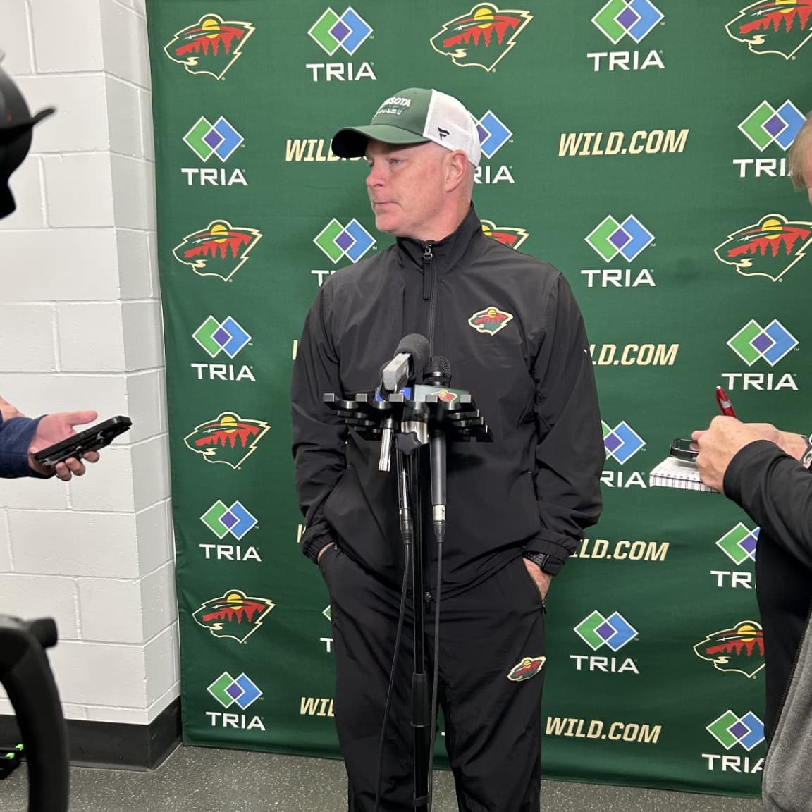 John Hynes previews Wild vs Flyers - Minnesota Wild PONDcast cover
