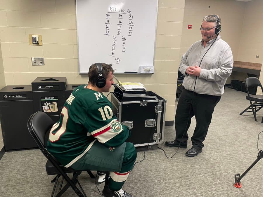 Bobby Brink w/Falness + TR's Hotline - Minnesota Wild PONDcast cover