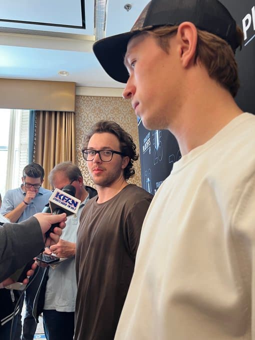 Brock Faber & Matt Boldy - Minnesota Wild PONDcast cover