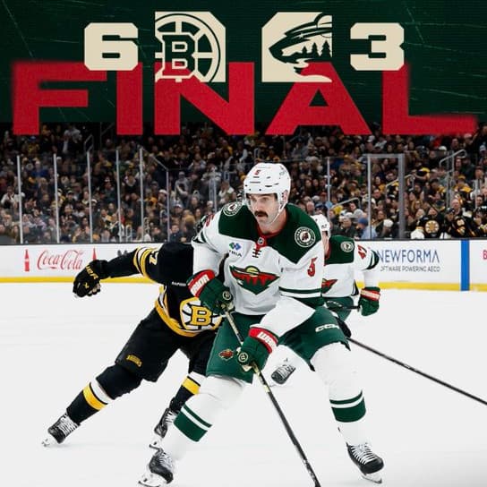 Bruins 6, Wild 3 - Full Postgame @KFAN1003 - Minnesota Wild PONDcast cover
