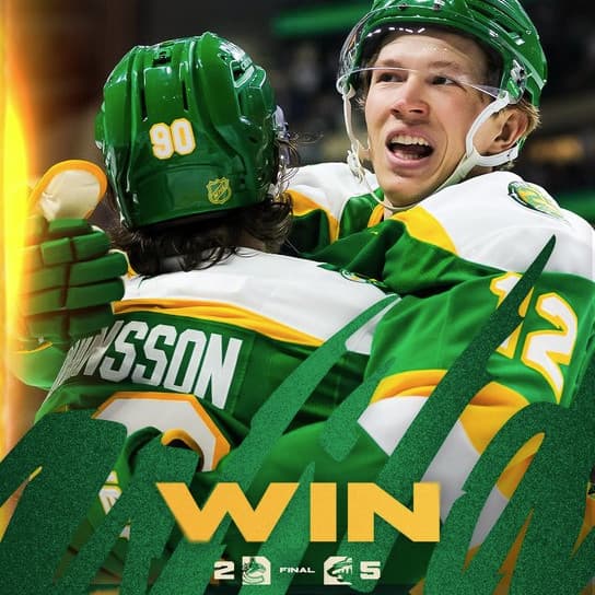 Wild 5, Canucks 2 - Full Postgame @KFAN1003 - Minnesota Wild PONDcast cover