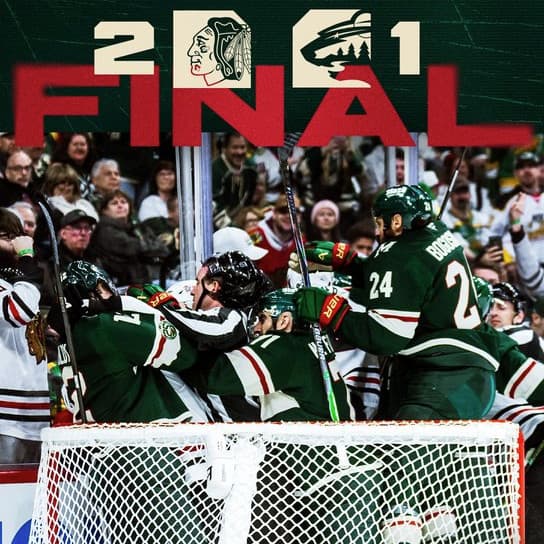 Blackhawks 2, Wild 1 - Full Postgame @KFAN1003 - Minnesota Wild PONDcast cover