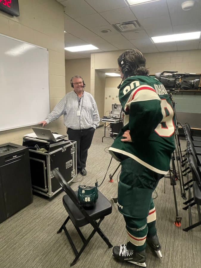 Johansson w/Falness plus TR's Hotline - Minnesota Wild PONDcast cover