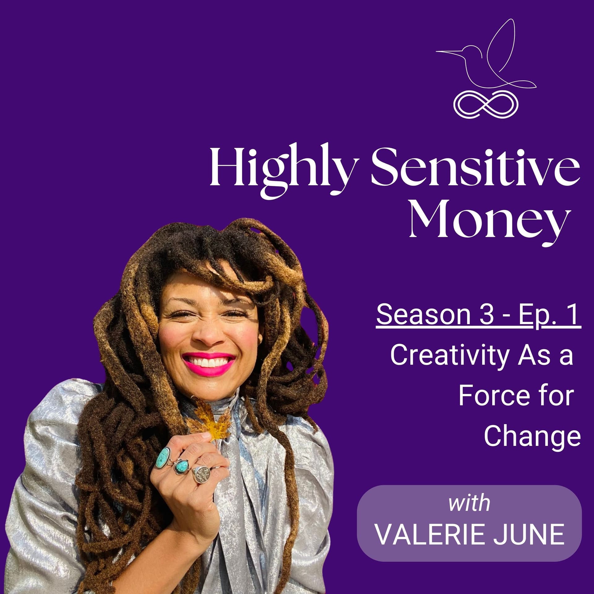 Valerie June Hockett: Creativity As a Force for Change - Highly Sensitive Money for Highly Sensitive People who want to align their values with their money cover