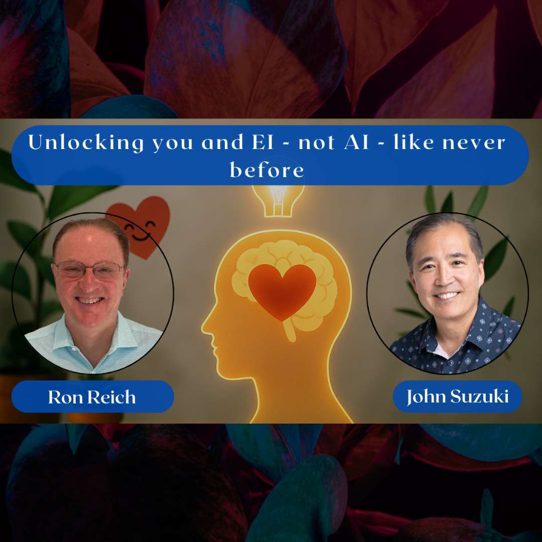 EP 155 - Unlocking you and EI - not AI - like never before - Ron Reich - Finding Better Podcast cover