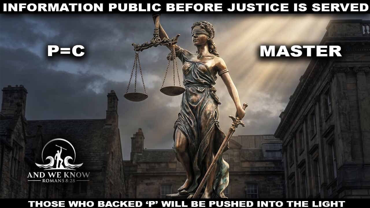4.14.26: Information PUBLIC before JUSTICE served, Those backing “P” will be pushed into the LIGHT, PRAY! - And We Know cover