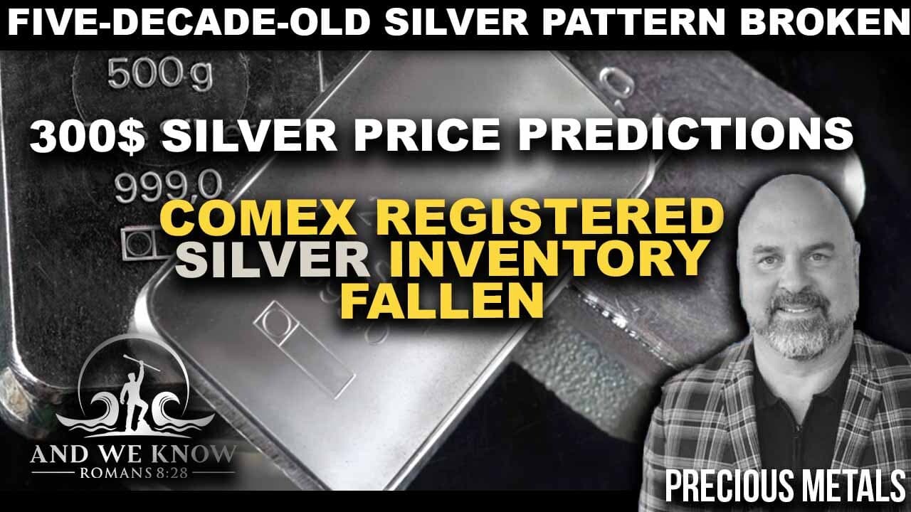 4.15.26: Five-decade-old SILVER Pattern broken, Prepare for SILVER liftoff, COMEX Silver Inventory? PRAY! - And We Know cover