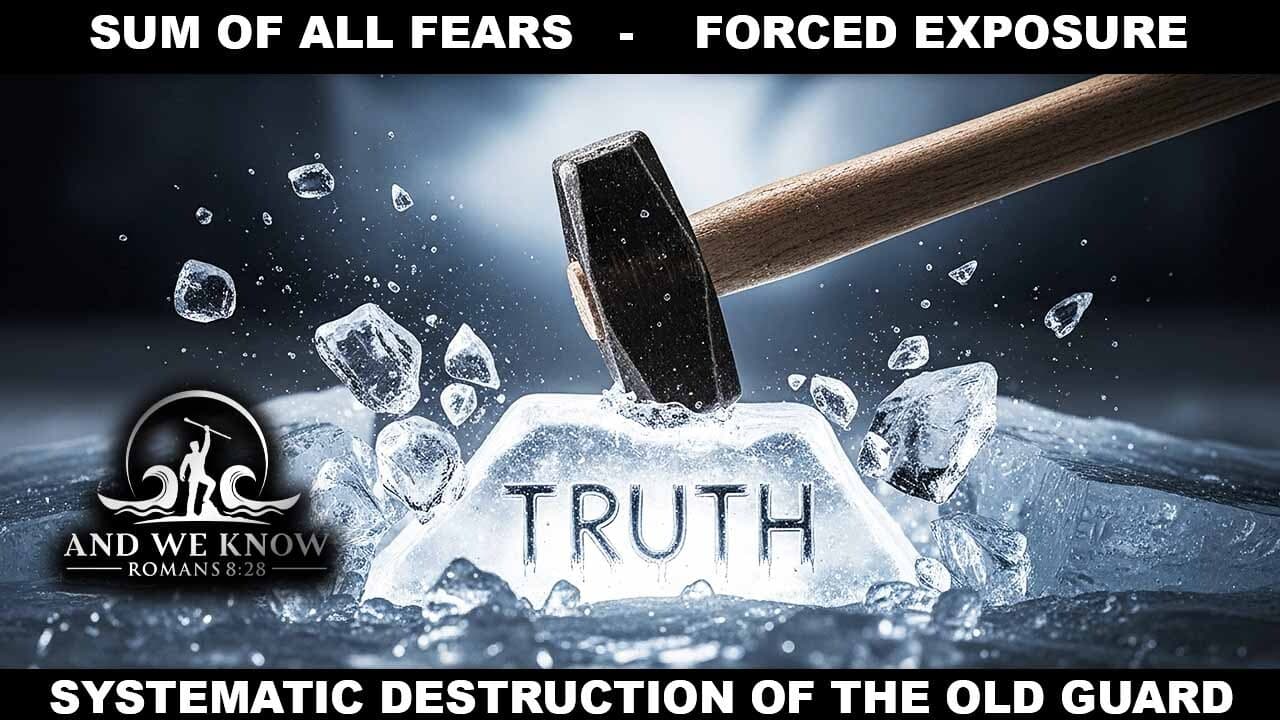 12.8.25: Systematic DESTRUCTION of the OLD GUARD, FORCED EXPOSURE, Full WEIGHT of HOUSE, Pray! — And We Know cover