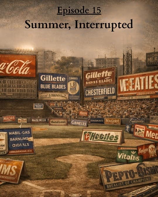 E15: Summer, Interrupted - Midnight Library of Baseball cover