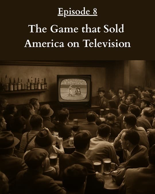Ep8: The Game that Sold America on Television - Midnight Library of Baseball cover