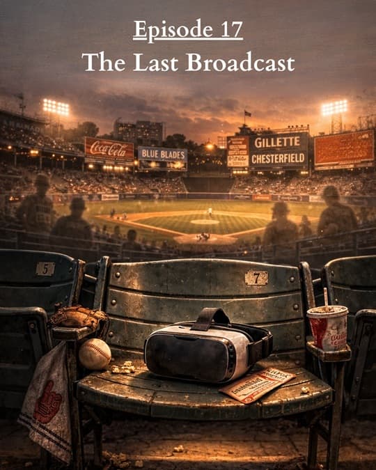 E17: The Last Broadcast - Midnight Library of Baseball cover