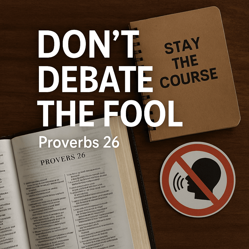 Proverbs Series - Episode 26 - Don't Debate the Fool - Beyond The Budget cover