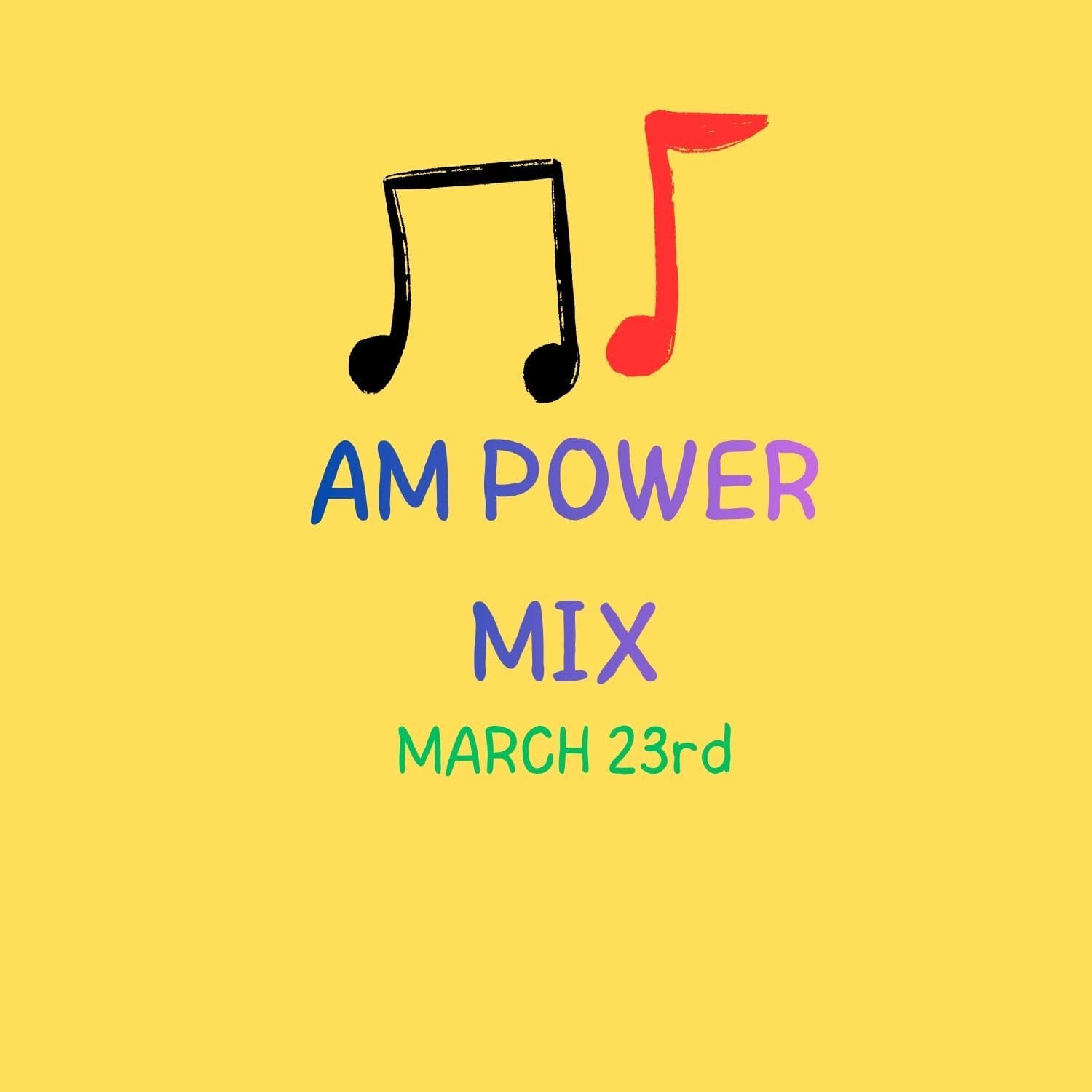AM Power Mix March 23rd - Scratch Master cover