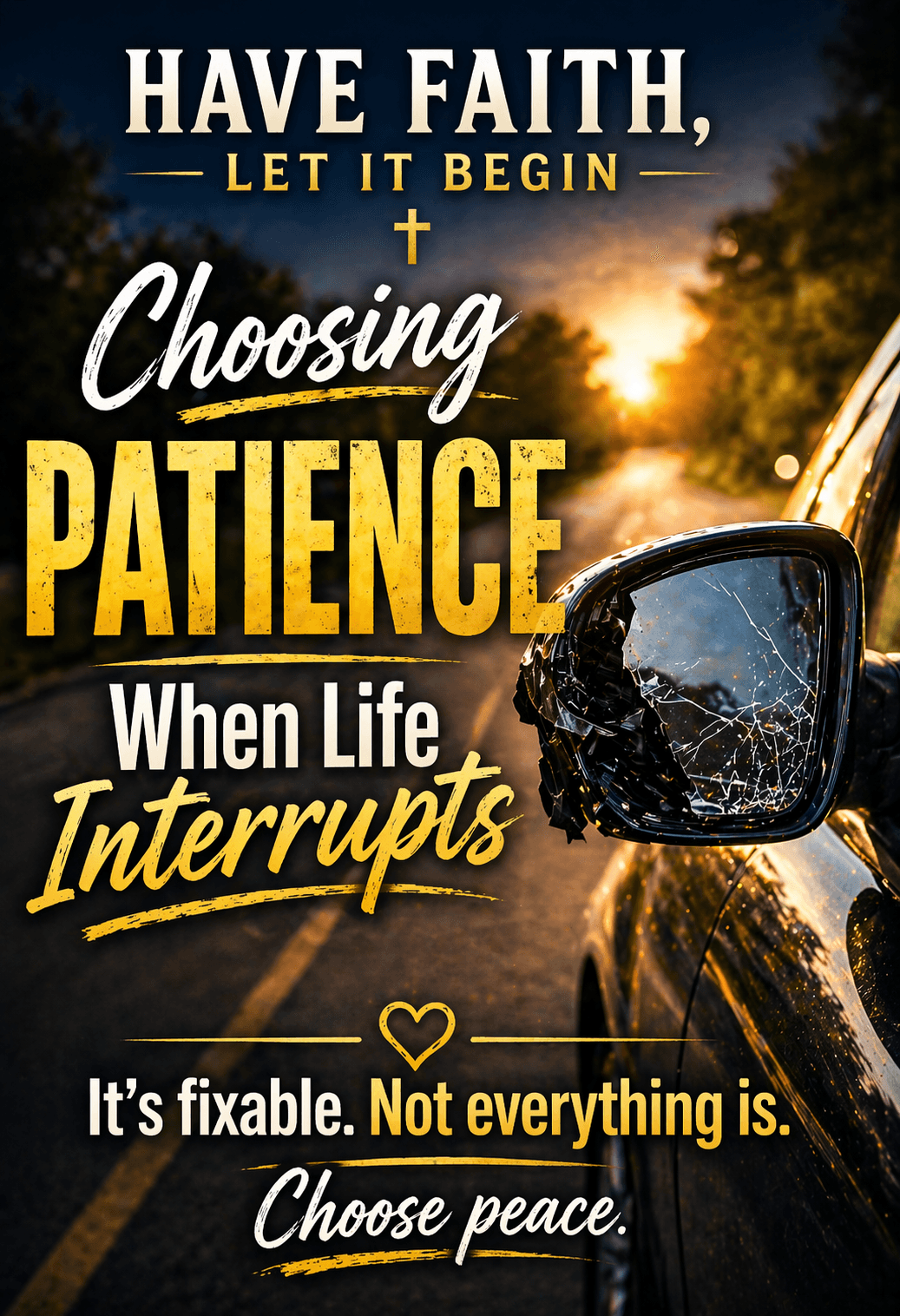 Mirror Moment: Choosing Peace When Life Interrupts - Have Faith Let It Begin cover