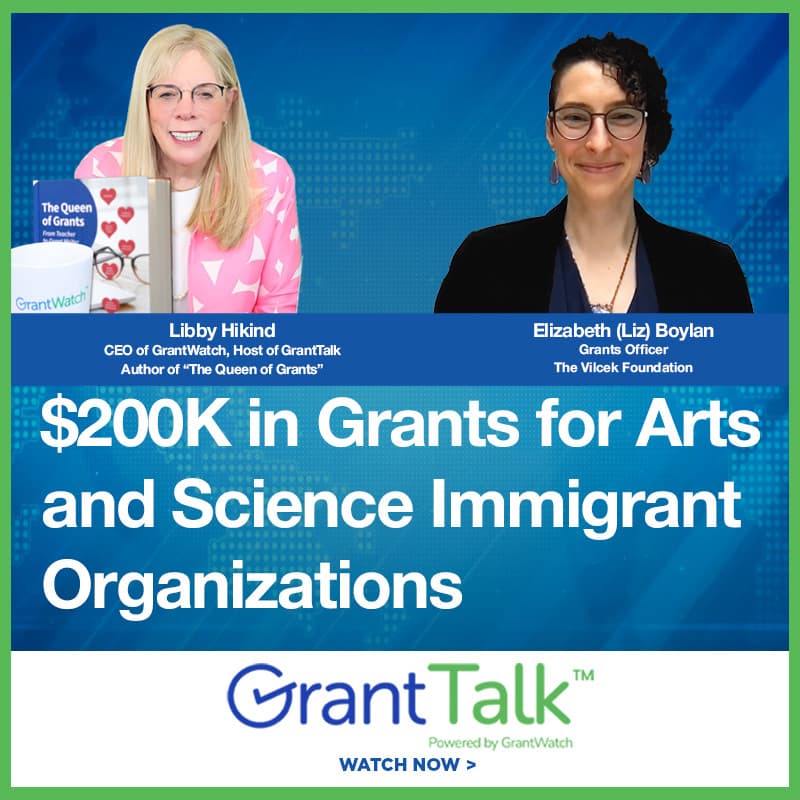 GrantTalk Ep 46 | $200K in Grants for Arts and Science Immigrant Organizations, The Vilcek Foundation - GrantTalk cover