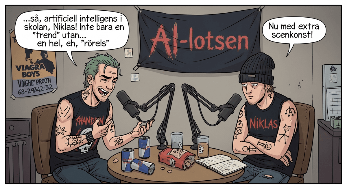 AI-Lotsen 55 Det generaliserande Viagra Boys avsnittet - AI-lotsen cover