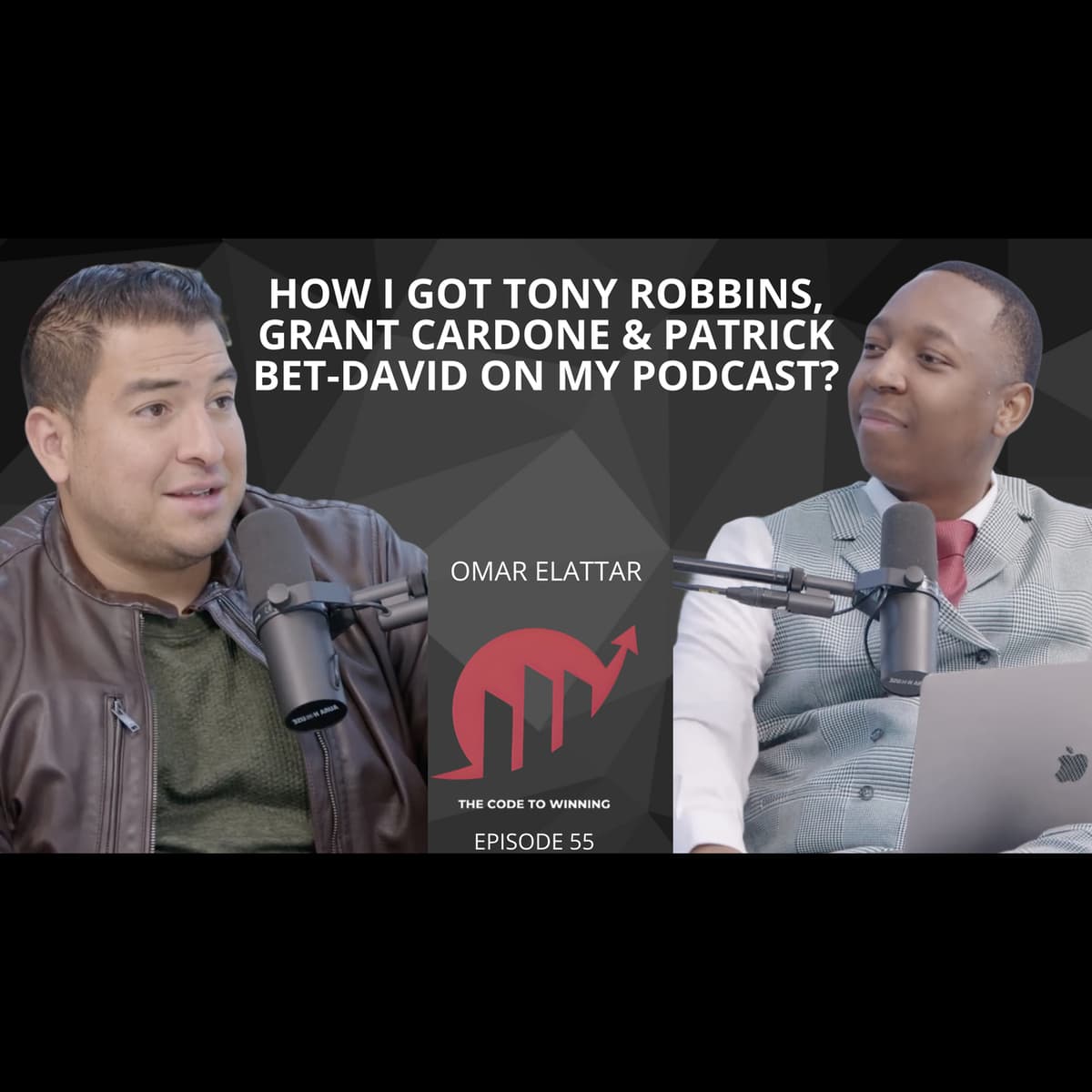HOW I BUILT A TOP BUSINESS PODCAST INTERVIEWING BILLIONAIRES || OMAR ELATTAR || EPISODE 055 - The Code To Winning cover