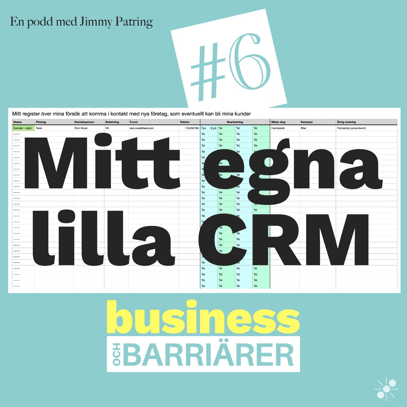 Mitt egna lilla CRM - Business och barriärer cover
