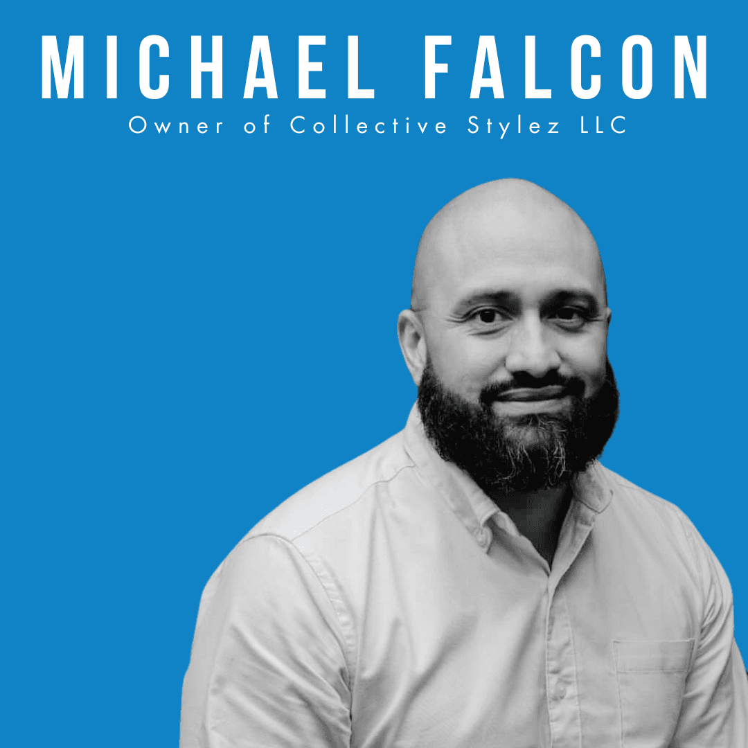 The One With Michael Falcon | Owner of Collective Stylez LLC - The Binge Bucket cover