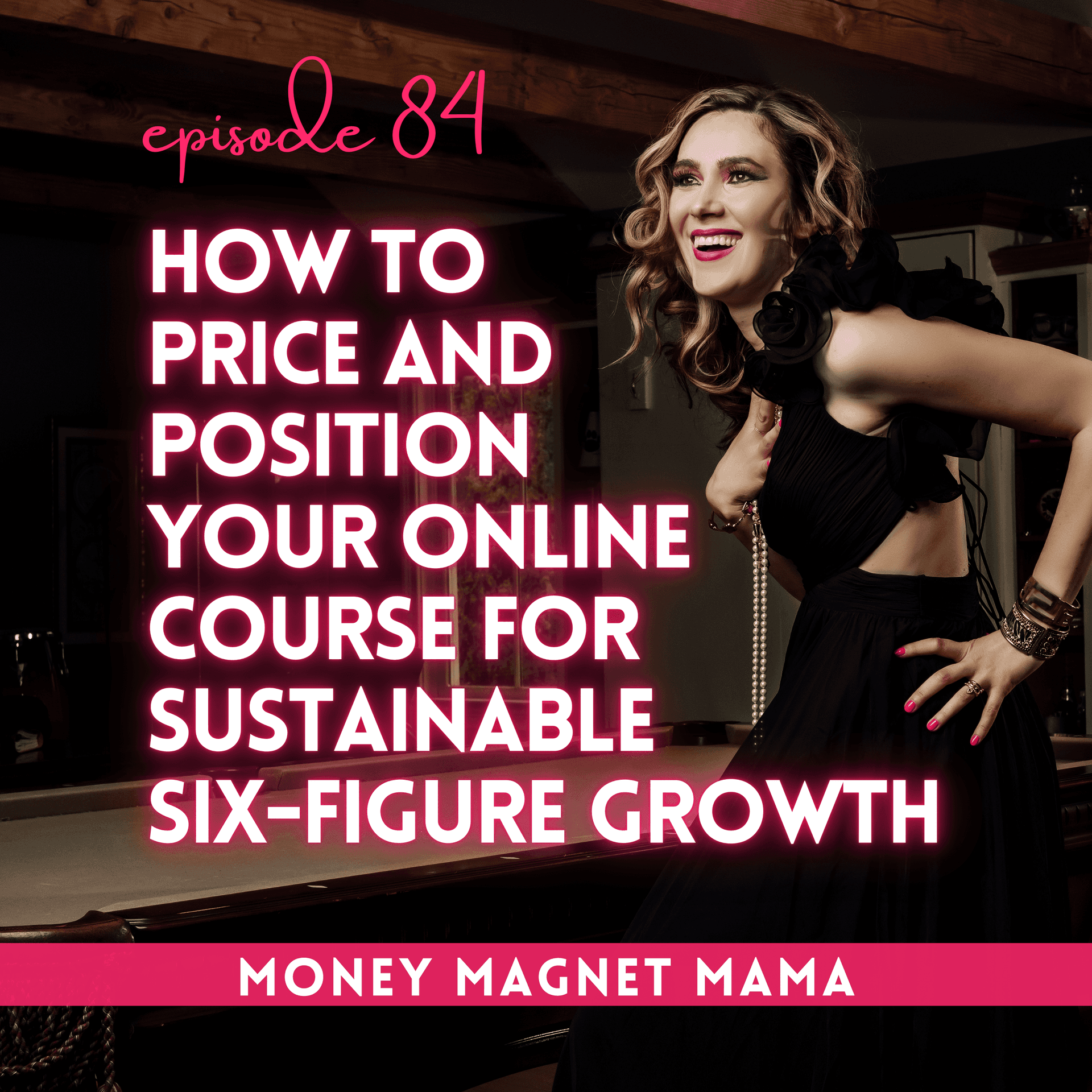 How to Price and Position Your Online Course Using an Offer Stack to Build a Profitable, Sustainable Six-Figure Online Business — Money Magnet Mama cover
