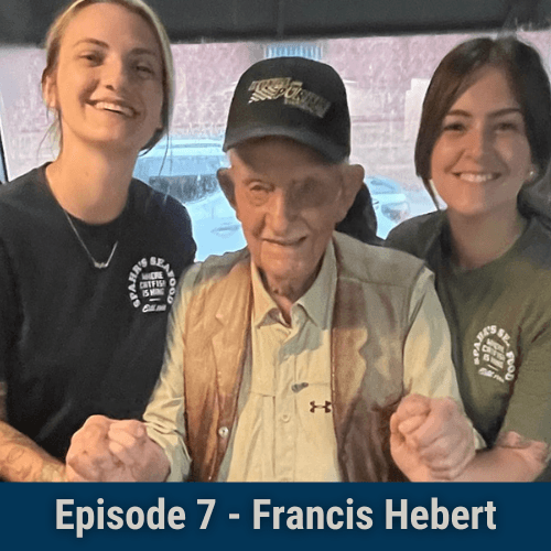 Ep. 7 - Francis Hebert: Louisiana Freight Train Hobo - Miracles in Meat cover